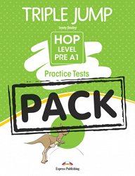 Triple Jump Hop Level Pre A1 Practice Tests (with DigiBooks App)