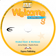 Welcome to America 3 Student Book & Workbook - DVD Video PAL
