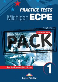 Practice Tests for the Michigan ECPE 1 for the Revised 2021 Exam - Teacher's Book (with DigiBooks App)