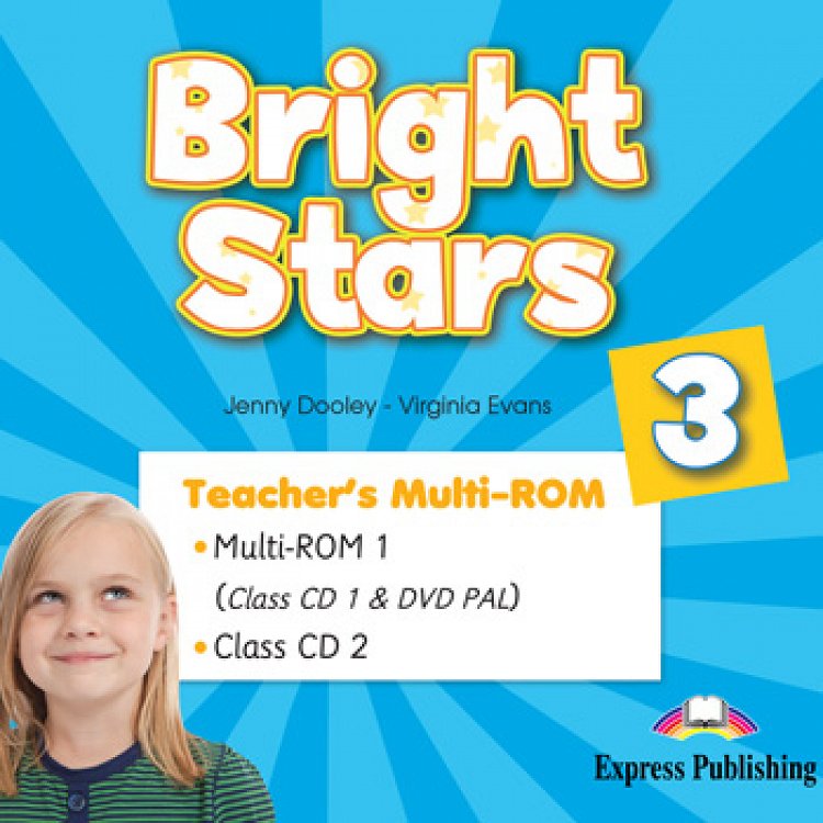 Bright Stars 3 - Teacher's Multi - ROM (Class CDs, DVD PAL)
