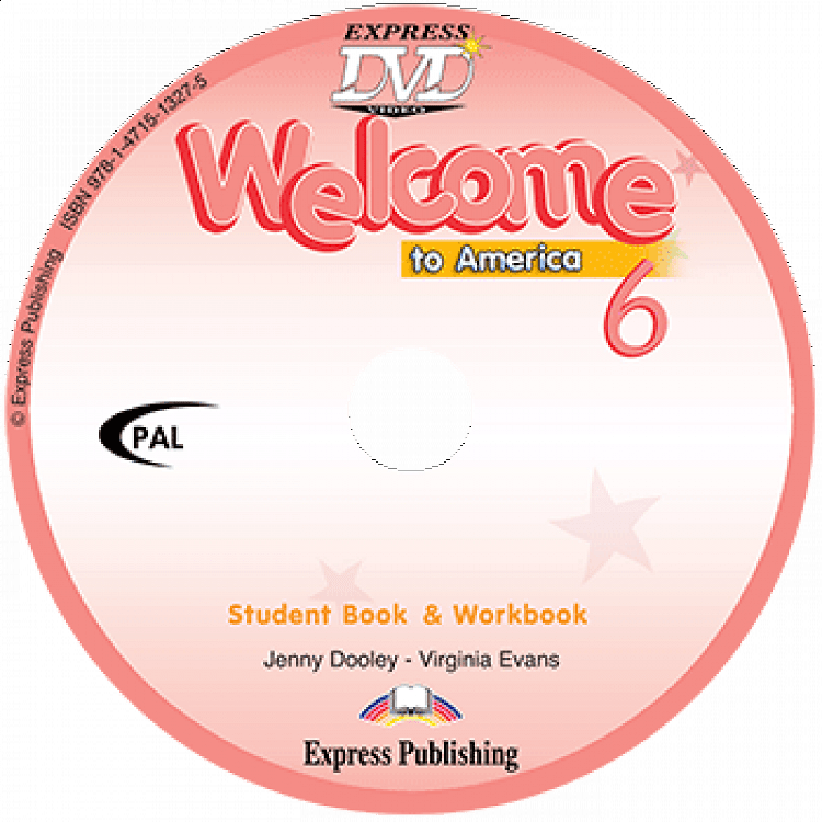 Welcome to America 6 Student Book & Workbook - DVD Video PAL