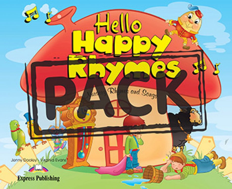 Hello Happy Rhymes - Story Book (+ Audio CD & DVD Video NTSC)