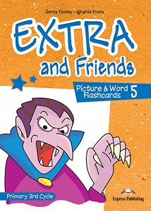 Extra and Friends 5 Primary 3rd Cycle - Picture & Word Flashcards