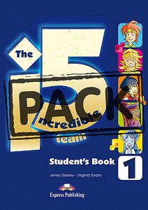 Incredible 5 Team 1 - Power Pack (with "It's Grammar Time 1")