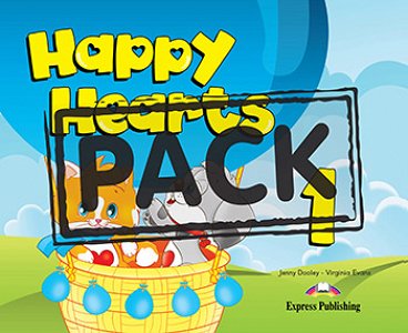 Happy Hearts 1 - Pupil's Book (+ Stickers, Press Outs, Extra Optional Units & multi-ROM NTSC)