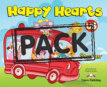 Happy Hearts US Starter - Student Book (+ Stickers, Press Outs, Songs CD & DVD PAL/NTSC)