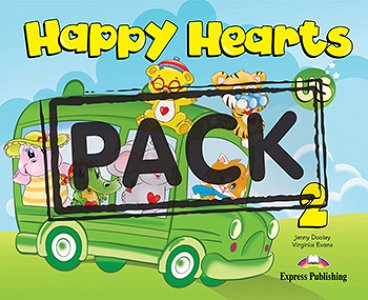 Happy Hearts US 2 - Student Book (+ Stickers, Press Outs, Extra Optionals 1 & 2, Songs CD & DVD PAL/NTSC)